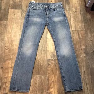 MENS LEVI LIGHT WASH JEANS. STYLE 514. W 31 L 32